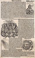 Лист 157 из знаменитой первопечатной книги Хартмана Шеделя "Всемирная хроника", также известной как "Нюрнбергские хроники". Die Schedelsche Weltchronik (Liber Chronicarum). Нюрнберг, 1493
