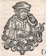 Итальянский богослов Антоний Розелли. Из знаменитой первопечатной книги Хартмана Шеделя "Всемирная хроника", также известной как "Нюрнбергские хроники". Die Schedelsche Weltchronik (Liber Chronicarum). Нюрнберг, 1493