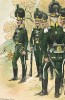 Егеря шведской лейб-гвардии в униформе образца 1803-06 гг. Svenska arméns munderingar 1680-1905. Стокгольм, 1911