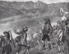 Андреас Гофер (1767-1810), руководитель тирольских повстанцев в сражении с французами и баварцами на холме Бергисель 13 августа 1809 г. Илл. Рихарда Кнотеля, Die Deutschen Befreiungskriege 1806-15. Берлин, 1901