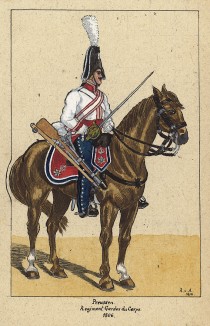 1806 г. Кавалерист прусской конной гвардии. Коллекция Роберта фон Арнольди. Германия, 1911-29