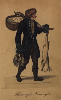 Гамбургские уличные торговцы 1810-х гг. Торговцы рыбой. "Рыба, мясо, птица!"