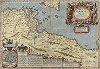 Карта Северной Африки.  Составил Абрахам Ортелий для Theatrum Orbis Terrarum Abrahami Ortelii. Антверпен, 1612