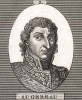 Пьер-Франсуа-Шарль Ожеро (1757-1816), в 17 лет стал солдатом королевской армии, служил в армиях Пруссии, Саксонии и Неаполя, капитан (1792), дивизионный генерал (1793), герой Итальянской кампании 1796-97 гг., командующий Батавской армией (1799-1803),