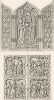 Французские триптих и диптих из слоновой кости, XIII и XV вв. Meubles religieux et civils..., Париж, 1864-74 гг. 