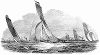 Парусная регата на Темзе, проводимая старейшим в Великобритании Королевским яхт-клубом Темзы, основанным в 1775 году (The Illustrated London News №107 от 18/05/1844 г.)