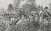 Шотландские стрелки в битве при Ватерлоо 18 июня 1815 г. Илл. Рихарда Кнотеля, Die Deutschen Befreiungskriege 1806-15. Берлин, 1901