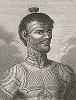 Грудное изображение мужчины острова Нукагивы 