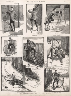 Езда на велосипеде. Black & White, 3 сентября, 1892