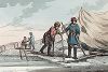 Зимняя рыбалка. Moeurs et costumes des Russes ... par A.-G. Houbigant, л.38, Париж, 1817 