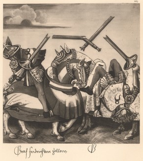 Из Freydal. Des Kaisers Maximilian I. Turniere und Mummereien (Репринт 1882 года. Вена. Лист 225)