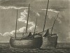 Голландские лодки. С фрагмента картины голландского мариниста Виллема ван де Вельде Старшего (1611--1693 гг.)