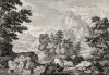 Авраам собирается принести в жертву Богу Исаака (из Biblisches Engel- und Kunstwerk -- шедевра германского барокко. Гравировал неподражаемый Иоганн Ульрих Краусс в Аугсбурге в 1700 году)