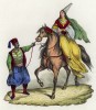 Одалиска в конном строю (иллюстрация к L'Africa francese... - хронике французских колониальных захватов в Северной Африке, изданной во Флоренции в 1846 году)