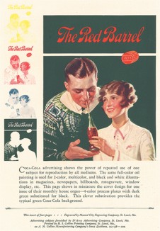 Реклама Coca-Cola 1927 года. 