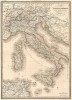 Карта античной Италии. Atlas universel de geographie ancienne et moderne..., л.8. Париж, 1842