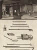 Зеркальный завод. Процесс закладки массы в печь (Ивердонская энциклопедия. Том X. Швейцария, 1780 год)