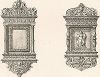 Резные флорентийские рамы, XVI век. Meubles religieux et civils..., Париж, 1864-74 гг. 