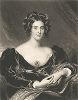 Леди Сара Гарай Линдхерст (1795-1834). Меццо-тинто Самьюэла Казинса с оригинала сэра Томаса Лоуренса. 
