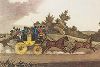 Двухрядный дилижанс. С гравюры Джеймса Полларда из издания "Кареты и поезда". Лондон, 1965 г.