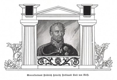 Фридрих Генрих Фердинанд Эмиль фон Клейст (1762-1823) - граф и прусский фельдмаршал. Die Deutschen Befreiungskriege 1806-1815. Берлин, 1901 