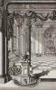 Фонтан в оранжерее или в столовой загородного дома. Johann Jacob Schueblers Beylag zur Ersten Ausgab seines vorhabenden Wercks. Нюрнберг, 1730