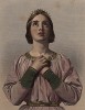 Корделия, героиня пьесы Уильяма Шекспира «Король Лир». The Heroines of Shakspeare. Лондон, 1848