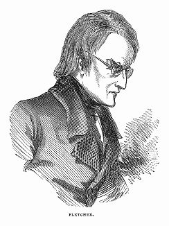 Мистер Джошуа Флетчер, осуждённый в 1844 году центральным уголовным судом Лондона за подделку биржевых бумаг (The Illustrated London News №103 от 20/04/1844 г.)