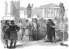 Выдающийся французский актёр Пьер Бокаж (1799 -- 1862), демонстрирующий свой талант на сцене лондонского театра Сент--Джеймс (The Illustrated London News №300 от 29/01/1848 г.)