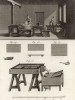 Типографское дело. Мочильня и промывка форм (Ивердонская энциклопедия. Том VII. Швейцария, 1778 год)