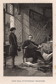 Иллюстрация 6 к первой части автобиографического романа Альфонса Доде "Малыш". Париж, 1874