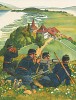 Пулемёт на позиции. Униформа швейцарской пехоты во время Первой мировой войны. Notre armée. Женева, 1915