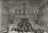 Торжества в иерусалимском храме (из Biblisches Engel- und Kunstwerk -- шедевра германского барокко. Гравировал неподражаемый Иоганн Ульрих Краусс в Аугсбурге в 1700 году)