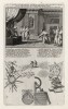 1. Моисей превращает змею в посох 2. Чертёжные и астрономические инструменты (из Biblisches Engel- und Kunstwerk -- шедевра германского барокко. Гравировал неподражаемый Иоганн Ульрих Краусс в Аугсбурге в 1700 году)