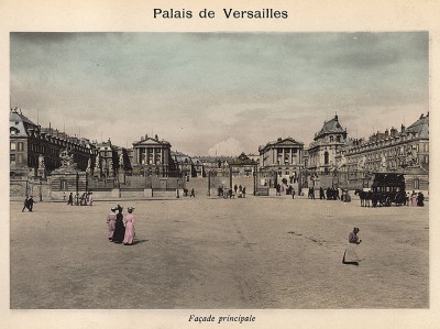 Версальский дворец. Главный фасад. Из альбома фотогравюр Versailles et Trianons. Париж, 1910-е гг.