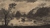 Изумительный вид на озеро Дервентуотер в графстве Камберленд (из A New Display Of The Beauties Of England... Лондон. 1776 г. Том 2. Лист 182)