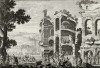 Восстановление храма в Иерусалиме (из Biblisches Engel- und Kunstwerk -- шедевра германского барокко. Гравировал неподражаемый Иоганн Ульрих Краусс в Аугсбурге в 1700 году)