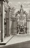 Открытый портал в летнем парке, ведущий к гротам и пруду. Johann Jacob Schueblers Beylag zur Ersten Ausgab seines vorhabenden Wercks. Нюрнберг, 1730