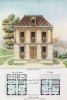 Греческий домик с колоннами и лепным фризом (из популярного у парижских архитекторов 1880-х Nouvelles maisons de campagne...)