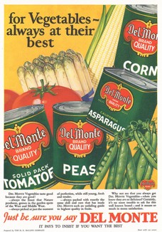 Реклама консервированных продуктов компании Del Monte Foods. 