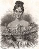 Наталья Николаевна Гончарова, невеста А.С. Пушкина, в 1830 г.
