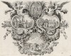 Видение Иакова (из Biblisches Engel- und Kunstwerk -- шедевра германского барокко. Гравировал неподражаемый Иоганн Ульрих Краусс в Аугсбурге в 1700 году)