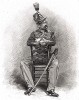 Офицер снабжения французской императорской гвардии в униформе образца 1855-1870 гг. (из Types et uniformes. L'armée françáise par Éduard Detaille. Париж. 1889 год)