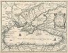 Понт Эвксинский, оно же Черное море. Pontus Euxinus Aequor Iafonio pulfatum remige primum. Карта Абрахама Ортелия для Parergon Theatri, Антверпен, 1579. 