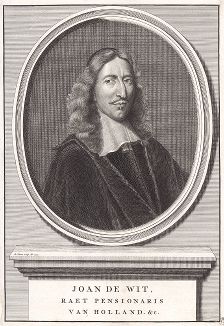 Ян де Витт (1625--1672) - государственный деятель и великий пенсионарий провинции Голландия,  национальный герой.
