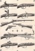 Армейские винтовки различных систем и револьвер, середина XIX века. The Book of Field Sports and Library of Veterinary Knowledge. Лондон, 1864 