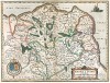 Графства Булонь и Гин. Bolonia & Guines Comitatus. Составил Йодокус Хондиус. Амстердам, 1630