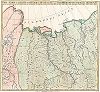 Часть Ледяного моря с устьем реки Лены и северною частью Якутского уезда. Atlas Russicus mappa una generali ... Petropolitanae, Санкт-Петербург, 1745.  