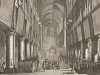 Церемония освящения знамен Национальной Гвардии в Соборе Парижской Богоматери 27 сентября 1789 г. Торжественное богослужение проводит аббат Фоше, который ранее отпевал погибших при взятии Бастилии. Париж, 1804