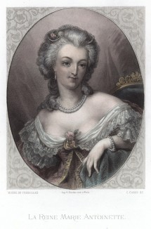 Королева Франции Мария-Антуанетта, супруга Людовика XVI (Мария Антония Йозефа Иоганна Габсбург-Лотарингская (1755--1793 гг.))